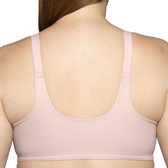 36 DD Vanity Fair  Full Figure Front Closure Bra, Back Smoothing Pink Style76384 - Picture 3 of 9